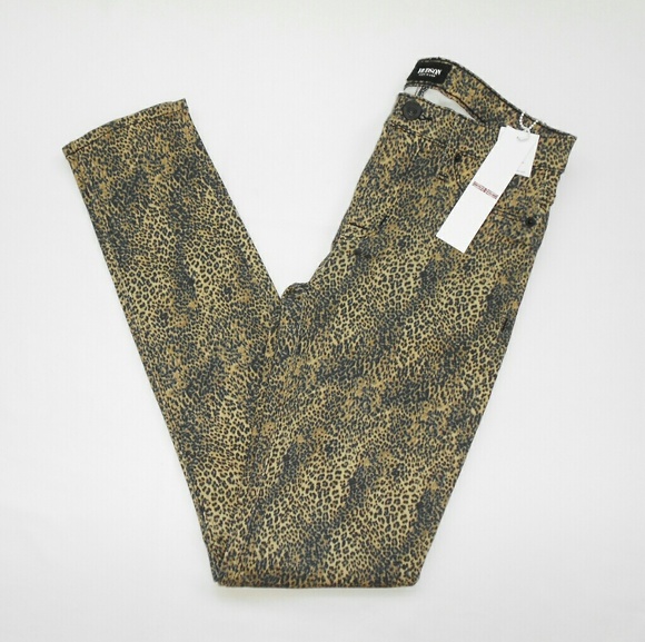 Hudson Nico Leopard Skinny Jeans - Picture 5 of 6
